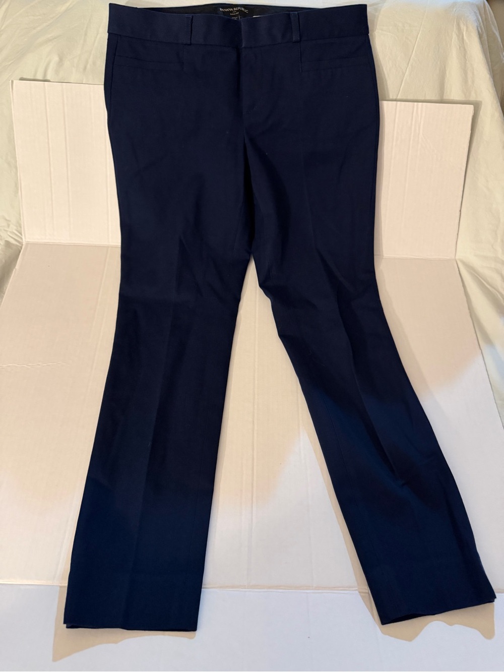 #202 Banana Republic Women's Navy Straight-Leg Dress Pants